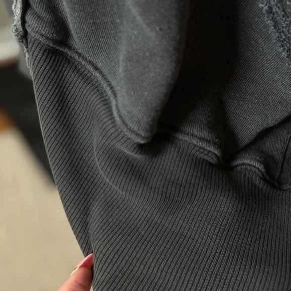 Free People Black Oversized Hoodie - Picture 12 of 12